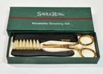 Nos Savile Row Mustache Grooming Set Genuine Bristle Brush West Germany W/box. Fixed Price $79.00.