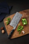 Katsura Japanese Premium Damascus Aus 10 Chinese Cleaver Knife Cutlery 6.5 Inch. Fixed Price $89.50.