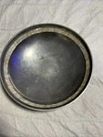Large Towle Silversmiths Plated Bowl Designed With Mother Of Pearl Edgin. Fixed Price $24.85.