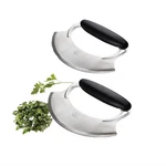 Amco Mezzaluna With Silicone Handle (2-PACK). Fixed Price $38.00.