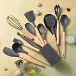 14 Pcs Silicone Cooking Utensil Kitchen Set Heat Resistant Nonstick Spatula Tool. Fixed Price $17.99.