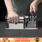 4 Stage Knife Sharpener Professional Ceramic Tungsten Kitchen Sharpening Tool. Fixed Price $17.57.