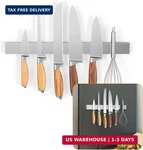 Ninonly 12 Inch Magnetic Knife Holder For Refrigerator, Stainless Steel Double. Fixed Price $32.61.