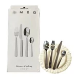 4PCS Stainless Steel Cutlery Set Modern Western Tableware Fork Spoon Knife Gift. Fixed Price $45.55.