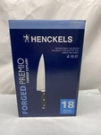 Henckels Forged Premio 18 Piece Knife Block Set. Fixed Price $199.99.