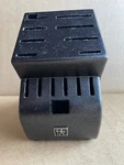 Ja Henckels International Knife Block 15 Slot Storage Wood Black No Knives. Fixed Price $8.98.