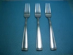 Reed & Barton Benson Set Of 3 New Dinner Forks 8" Stainless 18/10 Flatware. Fixed Price $59.95.
