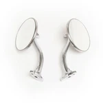 Swan Neck Rear View Mirrors 4" Stainless Steel Retro Classic Hot Rod Chevy Ford. Fixed Price $79.97.