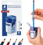Staedtler 2-HOLE Pencil Sharpener Manual Double Compact Design. Fixed Price $9.50.