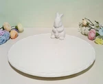 Williams Sonoma Sculptural Bunny Cheese Board 15" Nib Easter Rabbit Platter. Fixed Price $99.99.