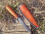 Special Hand-forged "creek Pal" Bird & Trout Knife 5160 Hc Steel, Hickory, Usa. Fixed Price $200.00.