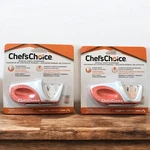 2 Pack Chef's Choice Manual Knife Sharpener Double Bevel Carbide & Ceramic. Fixed Price $21.99.