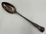 Reed And Barton 1985 Kings Pattern Silver Plated Large Dressing Spoon 12-3/4. Fixed Price $16.49.