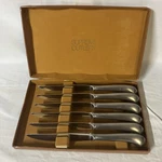 Set Of 6 Supreme Cutlery Dinner Knives Mcm Made Japan Storage Case Free Ship. Fixed Price $24.99.