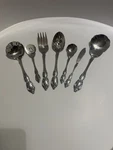 7PC Oneida Hostess Serving Set Community Stainless Flatware. Fixed Price $30.00.