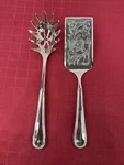 Antique Silverplate 1977 Towle Edge Pasta Server Lasagna. Fixed Price $36.00.