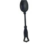 Vintage Cast Iron Cowboy Ladle Spoon Western Pioneer Chuckwagon Campfire Utensil. Fixed Price $18.59.