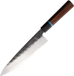 Ketuo Kawahiro Chef's Ruby & Ebony Wood VG-10 Fixed Blade Kitchen Knife H6603. Fixed Price $180.00.