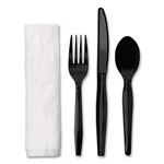Boardwalk Fktnmwpsbla Fork/knife/napkin/spoon Cutlery Kit (250/CT) New. Fixed Price $26.49.