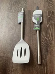 Tovolo Stainless Steel Handle Turner/spatula 2PC Bundle Oyster Gray. Fixed Price $21.99.