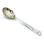 Reed & Barton Unique Preserve Spoon Silver-plate Engraved Rose In Bowl W/ Mono. Fixed Price $18.00.