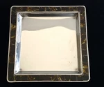 Vintage Ralph Lauren Cheese Board With Wentworth Faux Tortoise Edging. Fixed Price $165.00.