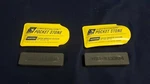 Lot 2 Norton Abrasive Bear Crystolon Pocket Honing Sharpening Stone 3" Nos New. Fixed Price $17.99.