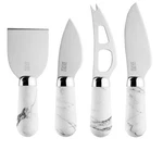 Taylors Eye Witness - Cheese Knife SET/4 Marble & Steel Brooklyn. Fixed Price $25.00.