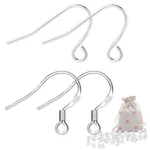 S925 Sterling Silver Earring Hooks Hypoallergenic 200PCS Wires + Fish Hoo.... Fixed Price $21.28.