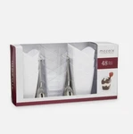 Mozaik MMDTCS48 Mini Dessert SET-48 Pieces White Clear Nib!. Fixed Price $20.00.