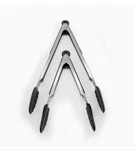 Oneida Set Of 2 Locking Tongs Silicone Heads Heat Resistant 400 Degree. Fixed Price $12.99.