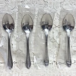 Gorham Melon Bud Frosted Oval Soup Spoons 7" Stainless 18/10 Flatware Set 4 New. Fixed Price $46.84.