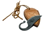 Toferner Celtic Pocket Knife, Hand Forged Fixed Knives, Hardened Blade,.... Fixed Price $27.59.