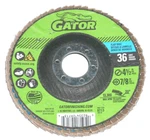 Gator 4 1/2 X 7/8 Zirconia Flap Disc Wheel 36 Grit Type 29 Usa Made- 2PK. Fixed Price $12.99.