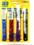 Eze-lap Diamond Sharpener Set Four Grits 250 1200 Super Fine To Coarse Colors. Fixed Price $31.00.