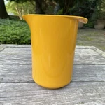 Vintage Rosti Yellow Melamine Pitcher Utensil Holder Mcm 6" Denmark 1L Read. Fixed Price $17.97.