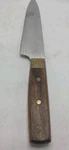 Alfred Zanger Company 8" Stainless Steel Chefs Knife Wood & Brass Handle Euc. Fixed Price $24.87.