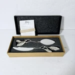 Michael Aram Sleepy Hollow Cheese Knife Set Silvertone. Fixed Price $50.00.