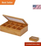 TB1323 Bamboo Tea Box, 12 Inch, Natural. Fixed Price $25.64.