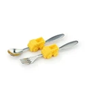 Kids Urban Trend Yellow Dump Truck Child's Fork Spoon Set-brand New!. Fixed Price $12.95.