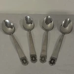 Oxford Hall OXH123 Stainless Flatware Iced Tea & Soup Spoons 4 Piece Set Lot Vtg. Fixed Price $12.89.