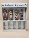 Warren Kimble Birdhouse Spreaders Four Box Vintage Boston Warehouse Stainless. Fixed Price $10.63.