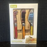 Pc True Brands 3074 Sunnyside Cheese Knives Cutting Board, Stainless Steel. Fixed Price $9.47.