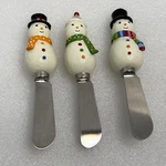 Christmas Winter Spreader Knives For Butter Cheese Jelly Snowmen Theme Set Of 3. Fixed Price $10.95.