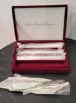 Vintage Godinger American Silversmiths Olde Bouquet Silverplate Butter Knives 4. Fixed Price $34.00.