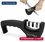 Lantana Knife Sharpener 'smart Sharp' - Professional 3 Stage Manual Fo. Fixed Price $24.58.