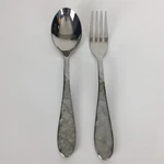 Michael Aram Cast Iron Collection Spoon Fork Serving Set Stainless Steel. Fixed Price $39.95.