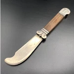 Vintage Mexico Hector Aguilar Wood Sterling Silver Letter Opener Knife. Fixed Price $526.50.