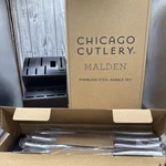 Chicago Cutlery Malden 16 Piece Stainless Steel Kitchen Knife Set Nib Knives. Fixed Price $85.00.