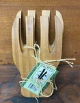 Simply Bamboo Salad Hands Pasta Servers. Fixed Price $11.00.